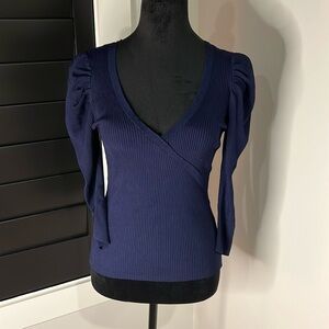 Express navy small top